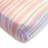 Swaddle Designs 3-Color Stripe Muslin Fitted Crib Sheet In Crib