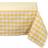 Zingz & Thingz Checkers 60" X 84" Oblong Tablecloth Yellow, White