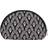 COSM-LUXOR Black And White Luxor Cosmetic Make Up Bag