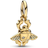 Pandora Disney Aladdin Scarab Beetle Dangle Charm - Gold/Transparent