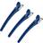 Comair Hair-clips blå 10-pack kort hårklämma kombination, ca 9,5