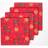 Homescapes Christmas Cloth Napkin Red