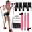 Pilates Bar Kit with Resistance Bands (2 Standard & 2 Strong) Protable Home Gym Workout Equipment For Women, Perfect Stretched Fusion Exercise Bar and Bands for Toning Muscle, Leg, Butt and Full Body