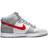 Nike Dunk High SE GS - Light Smoke Grey/White/Light Smoke Grey/Gym Red