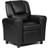 Costway Children's PU Leather Recliner Chair with Front Footrest