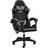 Yssoa Height Adjustable Swivel Recliner Racing Gaming Chair Black/Grey