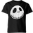 Disney Kid's The Nightmare Before Christmas Jack Skellington Crinkle T-shirt - Black