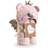 Clair De Lune Little Bear Hooded Blanket-Pink (NEW)