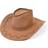 Bristol Novelty Cowboy Stitched Hat Brown