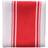 Dexam Love Colour Striped Tea Scarlet Kitchen Towel Red, White
