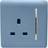 Trendi Switch 1 Gang 13Amp Switched Socket in Sky