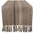 DII Farmhouse Braided Stripe Tablecloth Grey, Brown