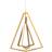 AFX Gianna Gold Pendant Lamp