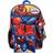 BioWorld Marvel Spider-Man Six Piece Backpack Set Black/Blue/Red One-Size