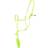Basic Two-Toned Poly Rope Halter w/Lead Lime