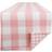 Design Imports Gingham Tablecloth White, Pink