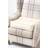 Homescapes Booster Cover Chair Cushions White