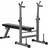 Homcom Weight Bench Foldable with Barbell Rack and Dip Station