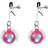 XR Brands Charmed Light Up Nipple Clamps Pink