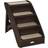 Pawhut Four-Step Foldable Pet Stairs w/ Non-Slip s, xs Dogs Brown