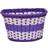 Oxford Junior Woven Basket - Lilac