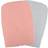 DOMIVA Lot 2 Changing mat covers Peach Pearl