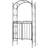 OutSunny Decorative Arch Garden Arbor with Gate