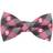 Eagles Wings Adult NCAA Check Woven Bow Tie, Red