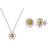 Philip Jones Daisy Jewellery Set - Silver/Gold