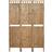 vidaXL 3-Panel Bamboo Room Divider