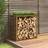 vidaXL Outdoor Log Holder Honey Brown 108x52x106 cm Solid Wood Pine