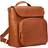JJ Cole Vegan Leather Brookmont Backpack Diaper Bag Cognac