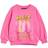 Mini Rodini Organic Nessie sweatshirt Pink 92-98