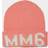 MM6 Maison Margiela Kids Pink Logo Beanie M6302 Peach Pink