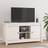 vidaXL White Solid Pine TV Bench 103x52cm