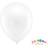 PartyDeco Latex balloons white metallic 30c. [Levering: 6-14 dage]