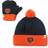 '47 Toddler Chicago Bears Bam Bam Cuffed Knit Hat with Pom & Mittens Set - Navy/Orange