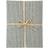 & Co Hampton Stripe Denim Dove Tablecloth Grey, Blue (180x130cm)
