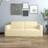 vidaXL 2-Seater Stretch Couch Cream Jersey Loose Sofa Cover Beige