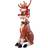 Design Toscano Giant Sitting Red Nosed Reindeer Figurine 207cm
