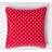 Homescapes Polka Dots Cushion Cover Red (45x45cm)
