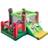 Costway Inflatable Bounce House Farm Themed 6-in-1 Inflatable Castle w/Slides