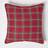 Homescapes Edward Tartan Cushion Cover Red (45x45cm)