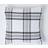 Homescapes & Tartan Pattern Cushion Cover White, Black (45x45cm)