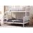 Crazypricebeds Indie Kids Bunk Bed Triple Sleeper White Double & Single Beds