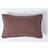 Homescapes Cotton Plain Chocolate Cushion Cover Brown (50x)