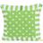 Homescapes Stripe Stars Cushion Cover Green (60x60cm)