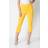 Roman Cropped Stretch Trouser - Bright Yellow