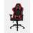 Drift GAMING Chair DR110 -DR110BR Gaming Chair, hochdichter Stoff, 4D-Armlehnen, geräuscharme Rollen, Klasse 4 Kolben, Neigung, Nacken-/Lendenwirbelkissen, schwarz/rot