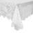 Juvale Lace for Vintage Style for Formal Dining, Dinner Parties, Wedding, Shower Tablecloth White